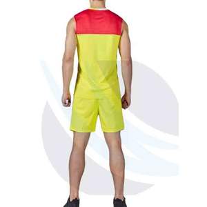Uniforme de volley-ball unisexe à séchage rapide et respirant, impression par sublimation personnalisée, vêtements de sport confortables, ensembles de maillots et de shorts - Product Image 4