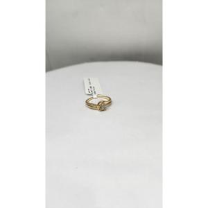 Anillo de Lujo para Mujer en Oro de 9K con Diamante Natural de 0.36ct, Certificado HI SI IGI, Acabado en Rodio, Pequeños Diamantes, Peso Neto 2.428g, Joyería - Product Image 1