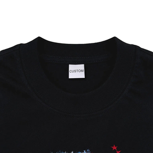 Camisetas de Algodón Grueso con Estampado de Calavera, Diseño Gráfico, Estilo Urbano, MOQ Bajo, Ropa de Moda, Cuello Redondo, Manga Corta, Venta al por Mayor - Product Image 4