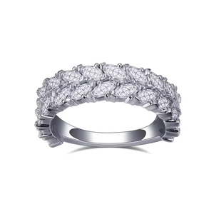 Women's White Gold Marquise Cut Diamond Engagement <b>Ring</b> Classic Style D Color Natural Diamonds - Product Image 5