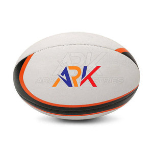 Ballon de rugby de qualité supérieure avec surface antidérapante durable, idéal pour l'entraînement, les pratiques et les matchs en club, utilisation quotidienne. - Product Image 2