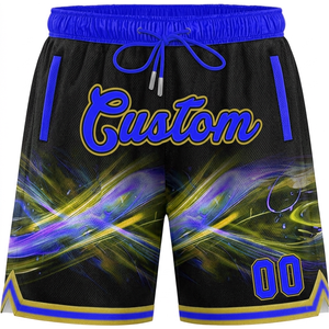 Shorts de basketball personnalisés, sublimation, broderie couleur, logo, shorts de basketball pour hommes, shorts en mesh respirant, shorts de basketball personnalisés - Product Image 1
