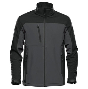 Waterproof Windproof Hooded Softshell <b>Jacket</b> <b>with</b> <b>Fleece</b> <b>Lining</b> Front Logo Option OEM Service - Product Image 4