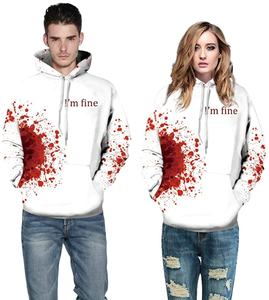 Sweat à capuche unisexe en molleton bouclette 400 g/m² à motif de crânes, séchage rapide, respirant, polyester/coton, sublimation intense, et ensembles pour hommes - Product Image 1