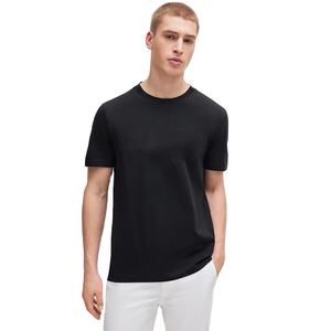 Camisetas de algodón con cuello redondo para hombre, opciones de color personalizadas, camisetas de manga corta para hombre, camisetas cómodas con cuello redondo personalizadas al por mayor - Product Image 1