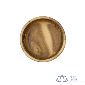 Bol en bois moderne de luxe, écologique et durable, idéal pour servir des salades, des fruits, pour la cuisine et la table à manger - Meilleure vente - Product Image 1