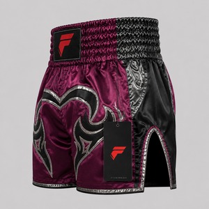 Comfortable Muay <b>Thai</b> <b>shorts</b> designed for martial arts training with reinforced stitching and long lasting performance - Product Image 4