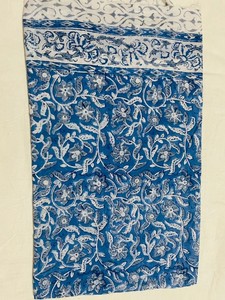 Hand Block Printed Eco-Friendly Breathable 1 Piece Women Pareo <b>Wrap</b> <b>Beach</b> Party Wear Scarfs Floral Multi Color - Product Image 4