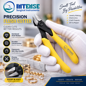 Pince coupante de précision professionnelle pour la fabrication de bijoux, la coupe de fils, l'électronique, l'artisanat et les réparations DIY - Product Image 5
