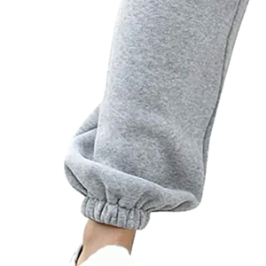 Pantalon de survêtement décontracté pour femme, taille haute, coupe droite, respirant, écologique, couleur unie, automne - Product Image 5