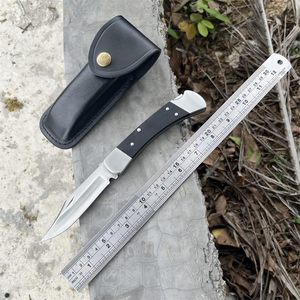 Navaja Plegable Portátil de Apertura Manual con Bloqueo de 8.54'' y Hoja de Acero D2 de 3.3'', Mango G10 con Funda de Cuero Negro, Navaja de Bolsillo EDC - Product Image 6