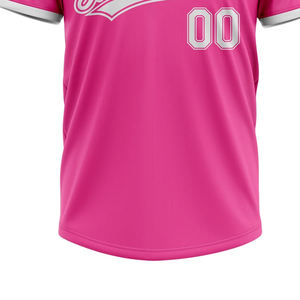 Camisetas de Softbol Personalizadas Unisex de Dos Botones y Manga Corta, Ropa de Béisbol y Softbol de Alta Calidad, Camiseta de Béisbol con Estampado Digital - Product Image 4