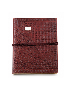 Cuaderno de Tapa Dura de Cuero Genuino con Relieve, para Negocios, con Cierre de Correa, para Regalos, Venta al Por Mayor - Product Image 4