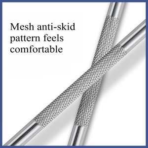 Professional Dual-Ended Stainless Steel Blackhead Acne Removal Needle with Loop and Hook Tips for Face Skin Care 14.5cm/13.2cm - Product Image 3
