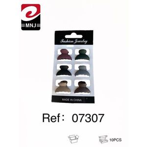 MNJ Hair Claws 6 pezzi di colore misto, gioielli alla moda prodotti in Cina Rif. 07307 - Product Image 1