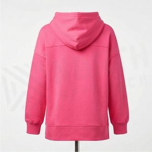 เสื้อสเวตเชิ้ตคอเต่าทรงหลวมแบบดรอปโชว์เดอร์ ผ้าฝรั่งเศสเทอร์รี่คุณภาพสูง ผลิตจากผ้าฝ้ายอย่างดี เสื้อครูว์เนคโอเวอร์ไซส์สำหรับผู้หญิง - Product Image 2