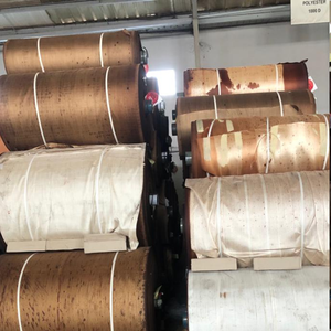 Telas de revestimiento usadas en rollo - Revestimiento de tapicería no tejido resistente a las arrugas en rollo con patrón sólido - Product Image 2