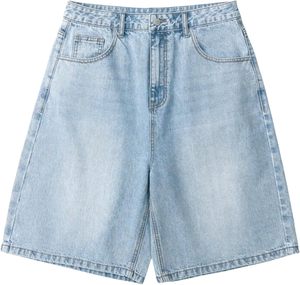 Breathable <b>Men</b> <b>Jeans</b> Shorts for Summer Casual Wear with Lightweight Denim Fabric and Stylish Streetwear Design - Product Image 1