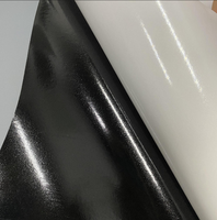 Rouleau de vinyle auto-adhésif PVC noir imprimable éco-solvant, fabricant en gros, taille personnalisée pour la publicité extérieure