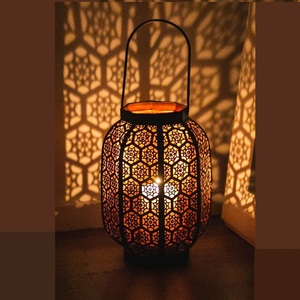 Best Supplier Handmade Multi Color Stained Glass Metal <b>Lantern</b> Vintage Moroccan Hanging <b>Tealight</b> Candle Holder Eco-Friendly - Product Image 6