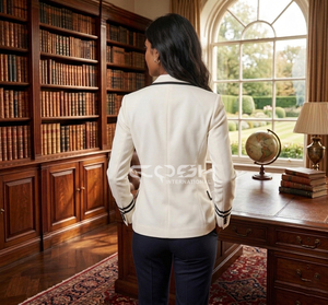Blazer Elegante de Color Sólido para Mujer, Ropa Griega Delta Sigma de la Hermandad Cosh International, Blazer para Negocios - Product Image 5