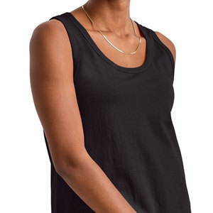 Débardeur de sport sans manches en maille respirante 100 % polyester, coupe ajustée, col rond, motif uni, idéal pour le yoga - Product Image 6