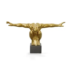 Escultura de Hierro Premium Hecha a Mano, Pieza Artística para Decoración de Interiores, Colecciones en Mercados Internacionales, Moderna - Product Image 1
