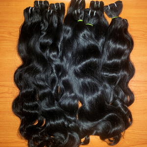 ผมต่อแท้แบบอินเดีย Remy ยี่ห้อ OEM PE 744 ขายดี ต่อแบบเครื่องจักร ดับเบิ้ลเวฟท์ น้ำหนัก 100 กรัม หลายแบบ หลายสี ย้อมได้ทุกสี - Product Image 1
