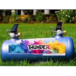 Pistolet à poudre colorée double jet portable pour révélation du sexe, fête Holi, spray 500ml+ – Célébrations écologiques - Product Image 1