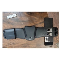 Cuero genuino Cavender Stud Circunferencia ligero hecho a medida con productos de caballo de piel de oveja negra - Product Image 3