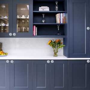 Pomo Redondo de Cerámica para Muebles, Diseño Floral Azul y Blanco, Estilo Tradicional, Tirador para Cajones, Herraje para Gabinetes de Cocina, Duradero y de Lujo - Product Image 4