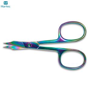 Tijeras para Cutículas de Doble Vista con Diseño Arcoíris, Herramienta Profesional de Manicura de Acero Inoxidable para un Cuidado Preciso de las Uñas en Salón - Product Image 5