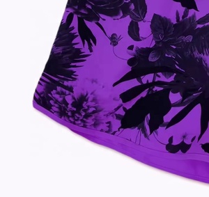 Arrivée d'été pour femmes 100% coton imprimé floral respirant short de bain à vendre à bas prix confortable Premium femmes court - Product Image 6