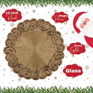 Plato Base de Lujo para Bodas, Duradero y Reutilizable, para Decoración de Banquetes de Hotel - Product Image 4