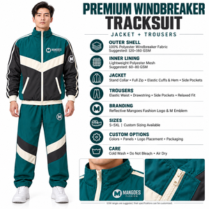 Conjunto Deportivo Unisex Casual Transpirable Cortavientos con Chaqueta Tejida con Capucha y Pantalones Jogger con Cremallera Completa para Deporte al Aire Libre, Logotipo Personalizado - Product Image 6