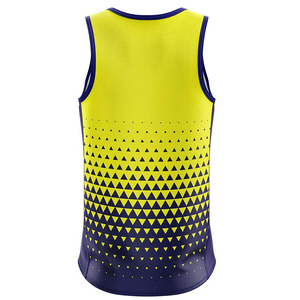 Sleeveless <b>Running</b> <b>Singlet</b> with short Custom Sublimated Men's Track and Field Uniform Set Athletic Sportswear - Product Image 2