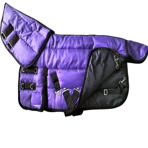 Mantas para caballos miniatura de color sólido, al por mayor, de peso medio, transpirables, para invierno, EQUINE RIDING HOUSE - Product Image 2