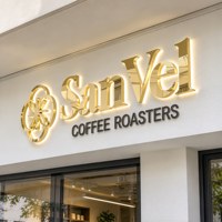 Lettres de logo personnalisées rétroéclairées par LED pour hôtel, enseigne de logo de salon en acrylique personnalisée pour la décoration murale de la réception