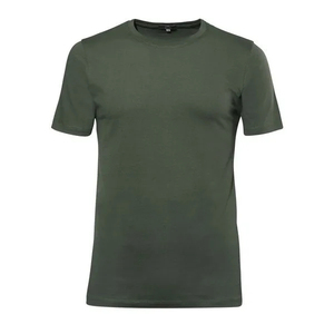 Chemise de sport 100% coton pour hommes à manches courtes et longues pour la salle de sport et l'exercice - Product Image 1