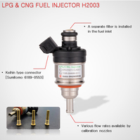 Kit de Conversión HANA Nuevo Premium para GLP/GNV, Inyector Common Rail DC 12V para Autos de 4/6/8 Cilindros, Convertidor Metálico, 2 Años de Garantía