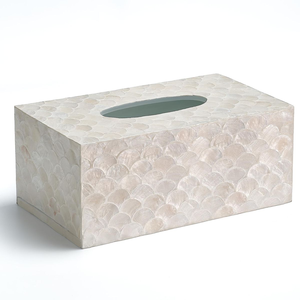 Elegant Design Stripe Mother of Pearl Inlay <b>Tissue</b> Boxes MOP MDF <b>Tissue</b> Box - Product Image 6