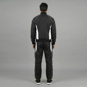 Mens Plus Size Winter Velour 100% Cotton Tracksuit Set Full <b>Zip</b> Jacket Pants Two Piece Casual Sportswear Comfortable Wholesale - Product Image 4