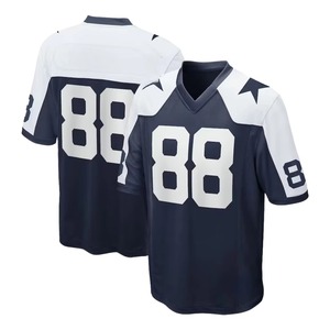 เสื้อกีฬาโพลีเอสเตอร์ 100% สำหรับผู้ชาย ผู้หญิง และเยาวชน พิมพ์ลายตามสั่ง น้ำหนักเบา ระบายอากาศได้ดี เสื้อฟุตบอลอเมริกันแบบซับลิเมชั่น - Product Image 4