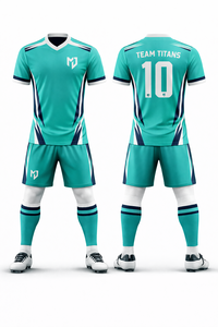 Custom Sublimation <b>Soccer</b> Uniform Breathable Quick Dry Sleeveless 220gsm Training Wear Football Team Jersey Shorts 100% Cotton - Product Image 3