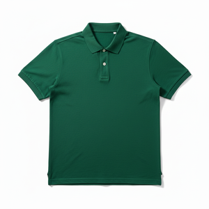 Polo décontracté et élégant pour homme 100 % coton avec poche, anti-plis, manches courtes, imprimé brodé, personnalisable, coupe confortable - Product Image 3