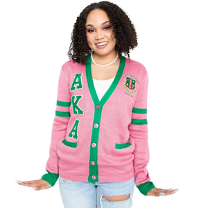 Cárdigan de punto Kelly rosa para mujer, suéter de manga larga con botones en la parte delantera, estilo clásico, informal, suave y cómodo, ropa exterior para llevar en capas - Product Image 1