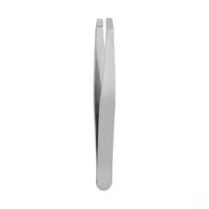Pince à épiler professionnelle haut de gamme en acier inoxydable, faite à la main, à pointe lisse, durable, pour salon de beauté, logo personnalisé, marque privée - Product Image 2