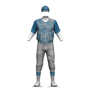Uniforme de Béisbol Sublimado Personalizado Multicolor, 100% Poliéster, Transpirable, Absorbente de Humedad, Venta al Por Mayor, Suministro Directo de Fábrica - Product Image 2