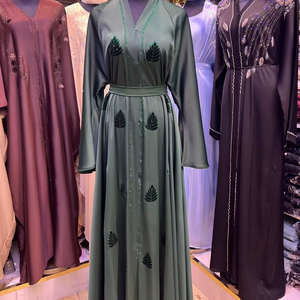 Nueva Ropa Islámica Tradicional Negra y Elegante de Dubái 2026 para Mujer, Abaya de Arabia Saudita, Abaya de Dubái, Ropa Musulmana, Prendas del Golfo - Product Image 1