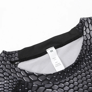 Vente en gros de rash guards personnalisés à séchage rapide, protection solaire UPF50, anti-bactériens, 100% polyester, pour adultes, hommes, été - Product Image 3